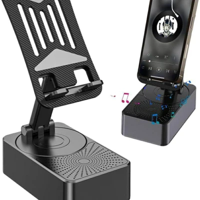 3-in-1 Bluetooth Speaker Phone Stand -(5000🔥MAH)- with Power Bank secondary