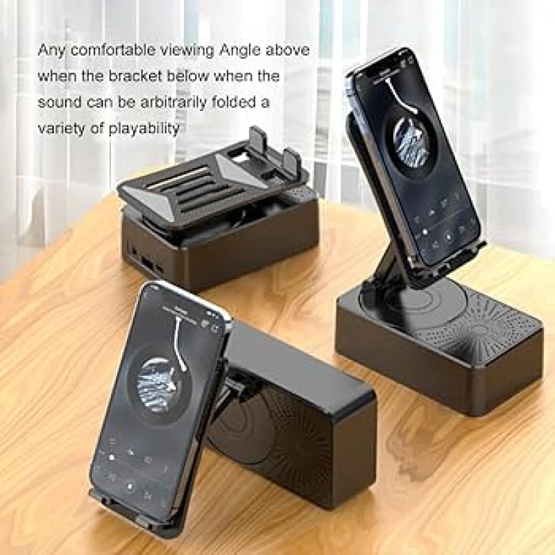 3-in-1 Bluetooth Speaker Phone Stand-(5000🔥MAH)- with Power Bank