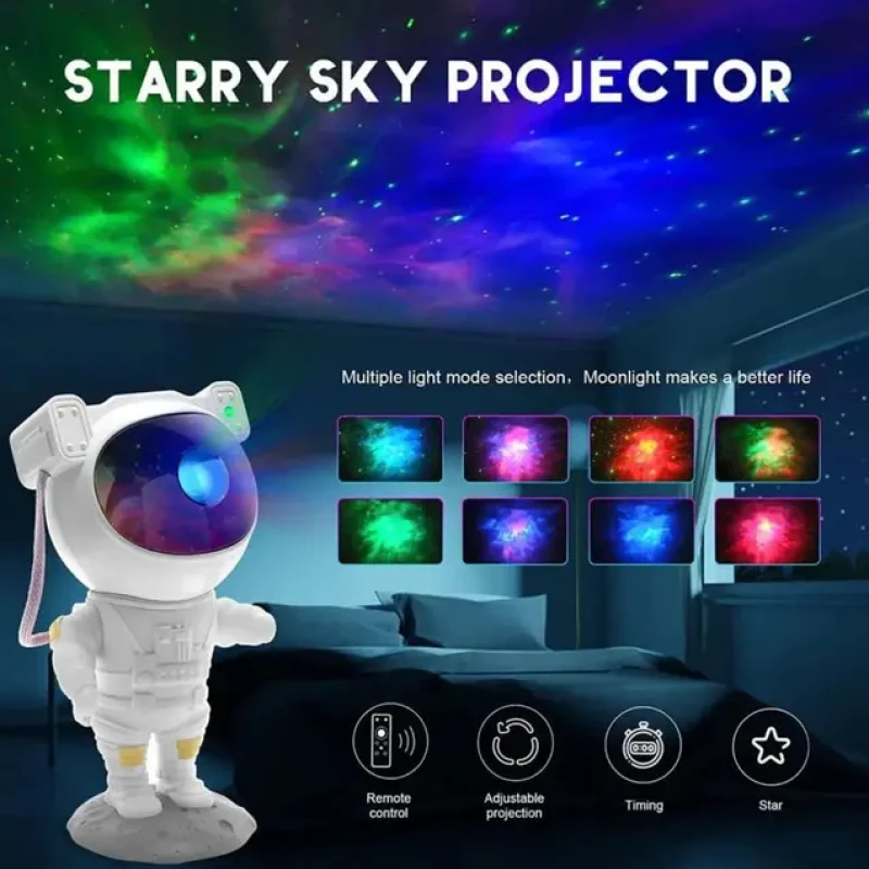 Astronaut Projector Robot Night Light