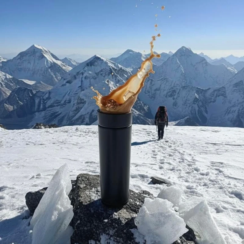 Smart Cup Flask With LED Temperature Display Hot and Cold Mode