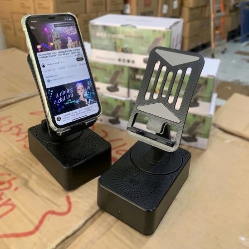 3-in-1 Bluetooth Speaker Phone Stand-(5000🔥MAH)- with Power Bank